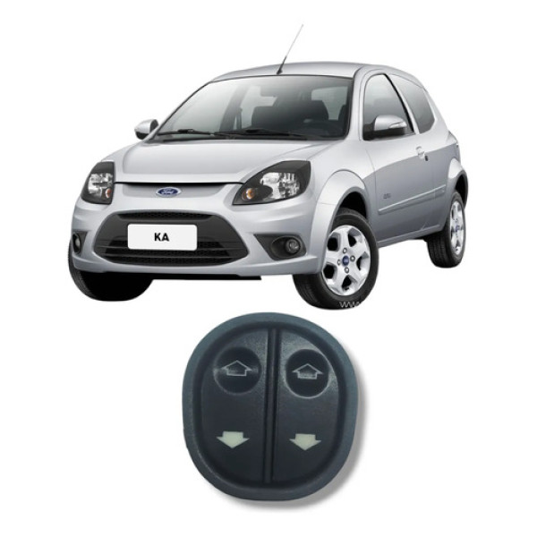 Comando Vidro Dianteiro Esquerdo Ford Ka 2008 2013 Original