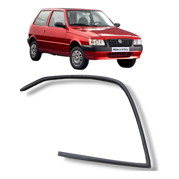 Borracha Vidro Dianteiro Direito Fiat Uno 2008 2013 Original