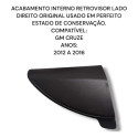 Acabamento Interno Retrovisor Direito Gm Cruze Original