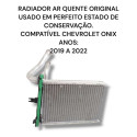  Radiador Ar Quente Chevrolet Onix Sedan Original 