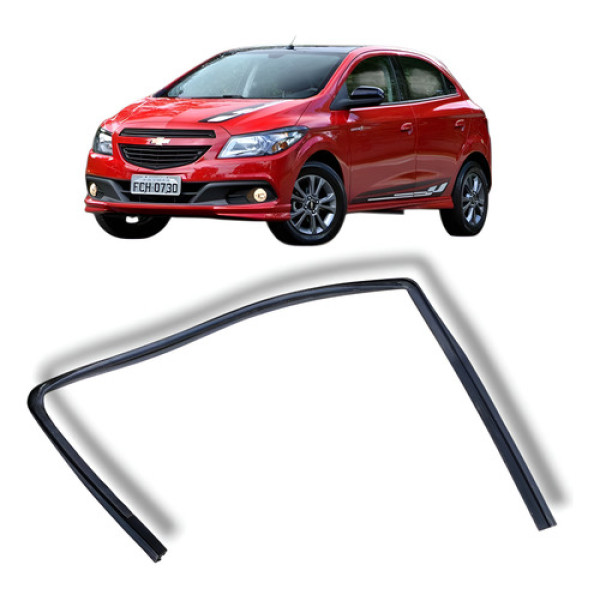 Borracha Canaleta Porta Dianteira Esquerda Gm Onix 2013 2019