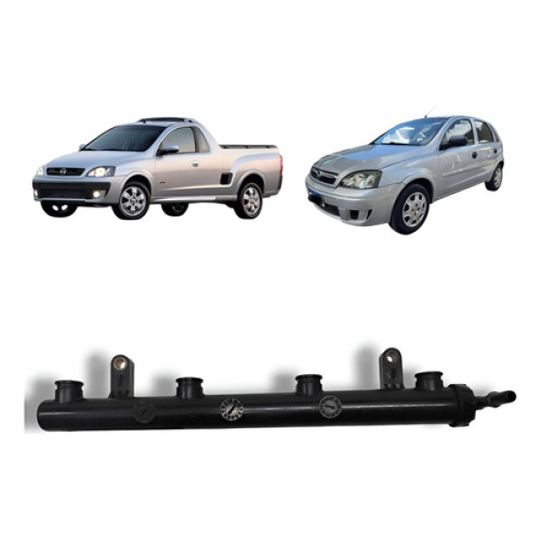 Flauta Injetora Gm Corsa Montana 1.4 2004 A 2011 Original