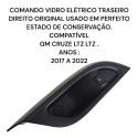  Comando Vidro Elétrico Traseiro Direito Gm Cruze Original 