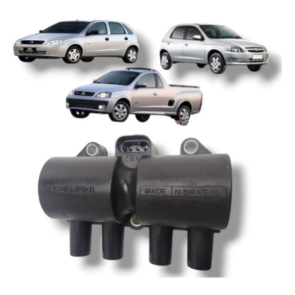 Bobina Ignição Conector 3 Pinos Corsa Celta Montana  