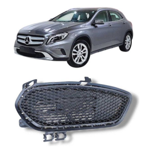 Grade Interna Milha Mercedes Gla 20o 2015 A 2018 Original Preto Direito