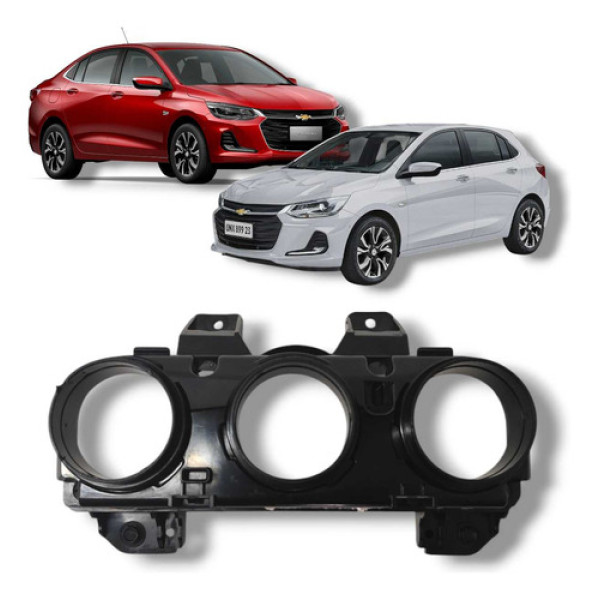 Moldura Comando Ar Condicionado Gm Onix 2020 2024 Original 