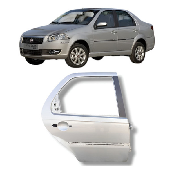 Porta Traseira Direita Fiat Siena 2008 2012 Original