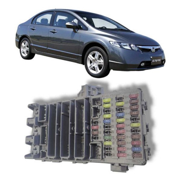  Caixa Fusíveis Honda Civic Lxs 1.8 2007 A 2011 Original 