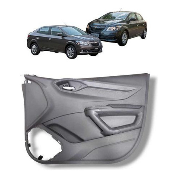 Forro Porta Dianteira Direita Gm Onix 2013 2019 Original Preto