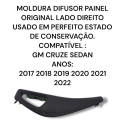  Moldura Difusor Painel Direito Chevrolet Cruze Sedan 