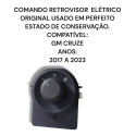 Comando Retrovisor Chevrolet Cruze Original