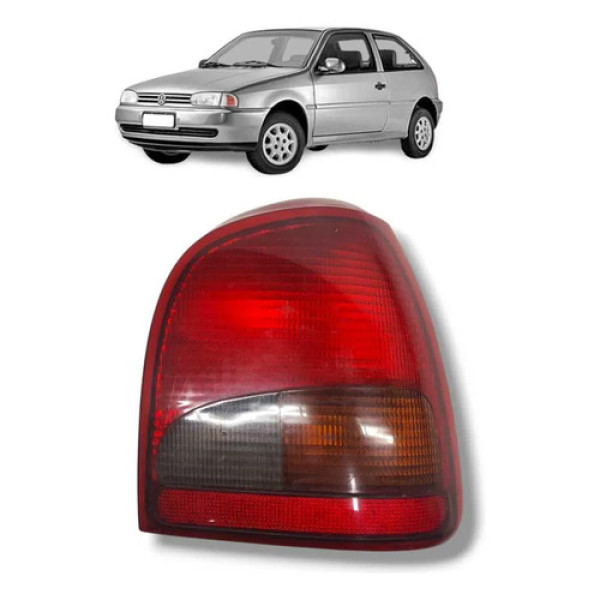 Lanterna Traseira Direita Vw Gol 1995 1999 Original Direito/passageiro Vermelho