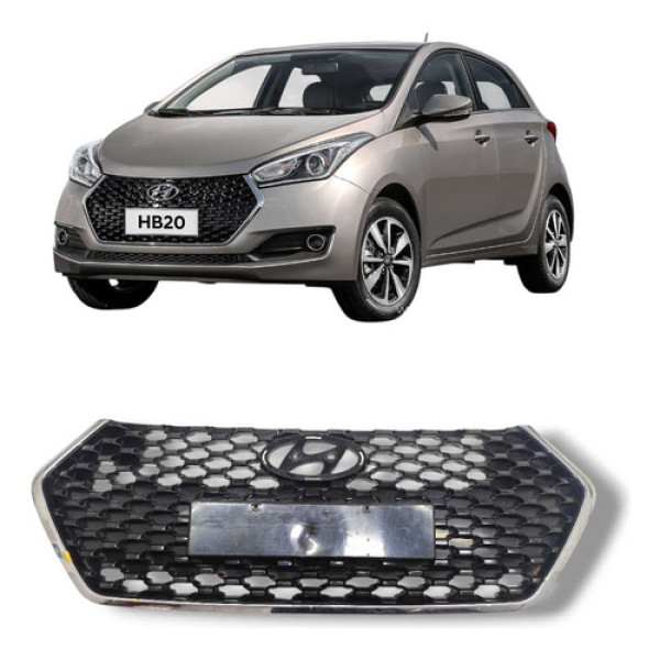 Grade Frontal Superior Hyundai Hb20 2013 A 2019 Original 