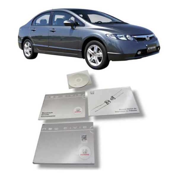 Manual Proprietário Honda Civic 2007 2011 Original
