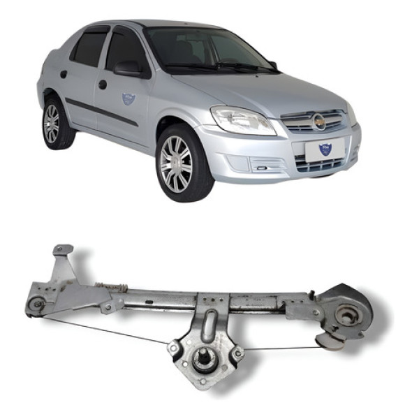 Máquina Vidro Traseiro Direito Gm Prisma 2006 A 2014