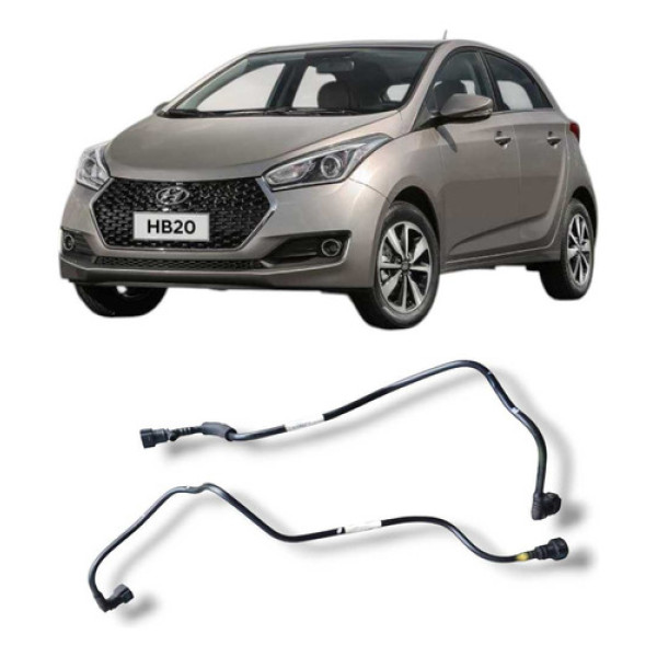Mangueiras Filtro Combustível Hyundai Hb20 2013 A 2019 Preto