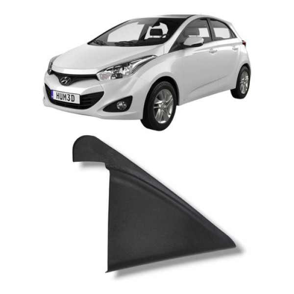 Moldura Porta Traseira Esquerda Hyundai Hb20 2013 A 2019