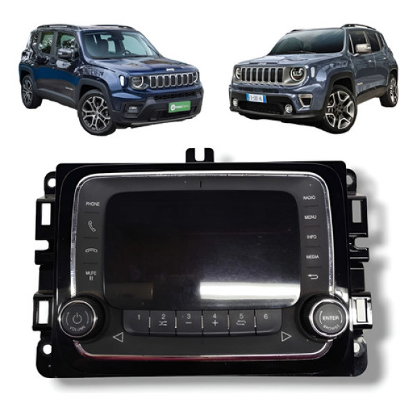 Central Multimídia Jeep Renegade 2016 A 2022 Original