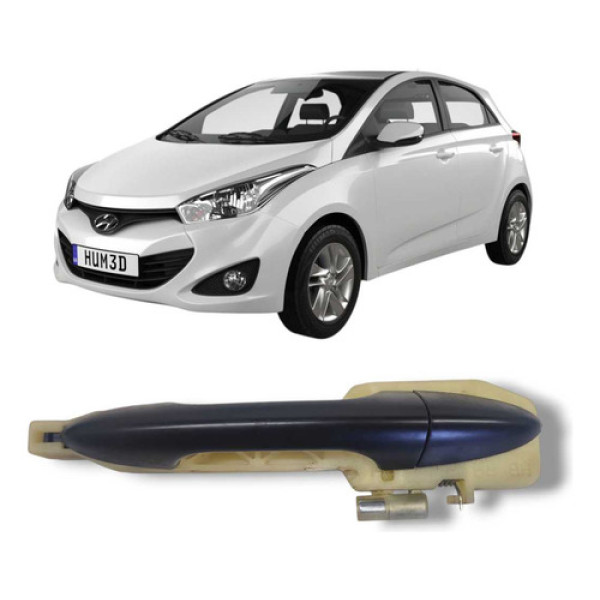 Maçaneta Externa Lado Direito Hyundai Hb20 2013 2019 Origina Preto Dianteira/traseira
