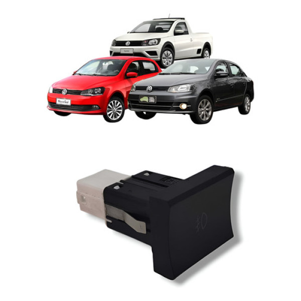 Botão Farol Milha Vw Gol Saveiro 2008 A 2014 Original