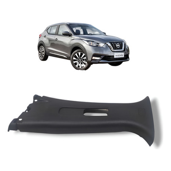 Moldura Superior Coluna Esquerda Nissan Kicks 2017 A 2021