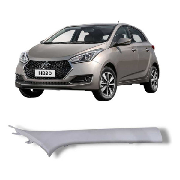 Moldura Coluna Parabrisa Direito Hyundai Hb20 2013 A 2019