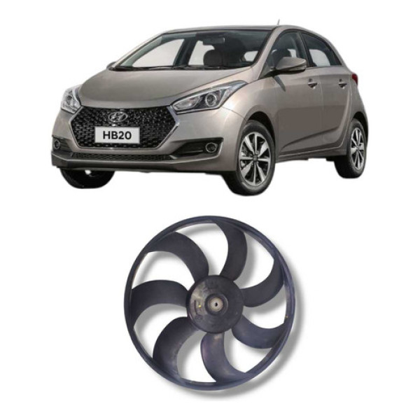 Ventoinha Radiador Água Hyundai Hb20 2013 A 2019 Original