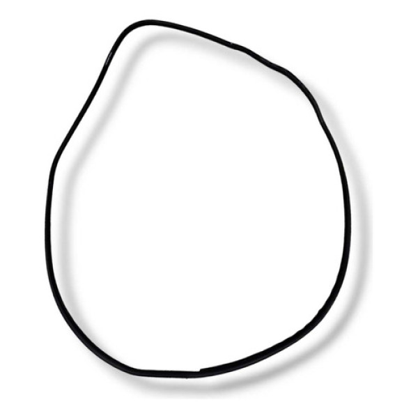 Borracha Moldura Jeep Renegade Porta Dianteira Esquerda  Preto