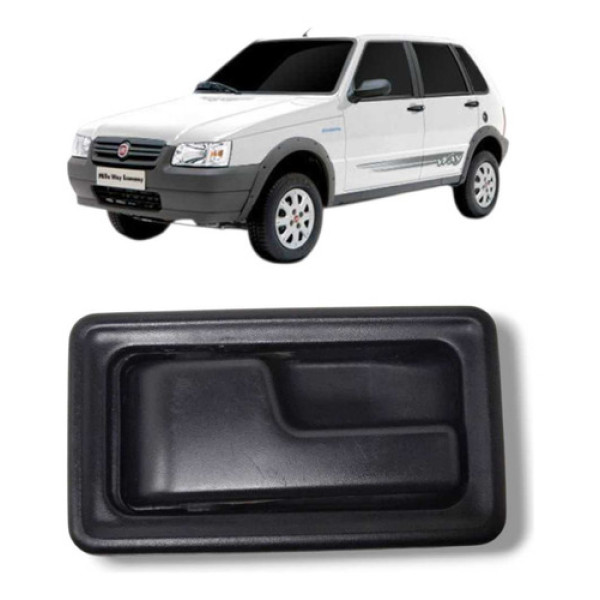 Maçaneta Interna Traseira Esquerda Fiat Uno 2008 2013 Origi