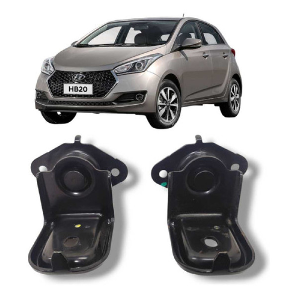 Suporte Banco Traseiro Hyundai Hb20 2013 2019 Original Preto
