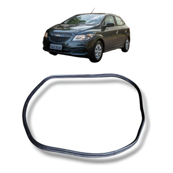 Borracha Porta Traseira Direita Gm Onix 2013 A 2019