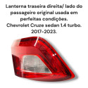 Lanterna Traseira Direita Gm Cruze Sedan 2017 2023 Original 