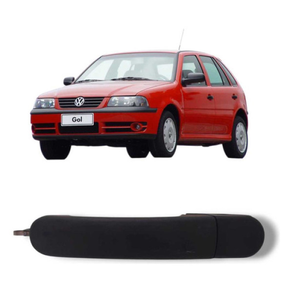 Maçaneta Porta Traseira Esquerda Vw Gol G3 1999 A 2005