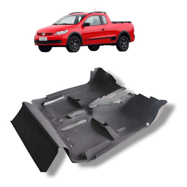 Carpete Assoalho Wv Saveiro 2008 A 2012 Original 