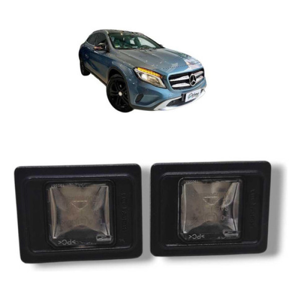 Par Luz Led Placa Traseira Mercedes Gla 20o 2015 2020
