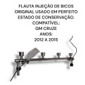  Flauta Injeção Bicos Chevrolet Cruze Lt 1.8 Original 