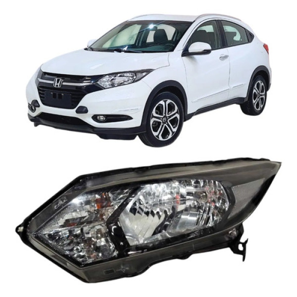 Farol Esquerdo Hr-v 2016 2017 A 2018 S/ Led Esquerdo/motorista
