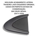 Acabamento Lateral Traseira Esquerda Cruze Sedan Original 