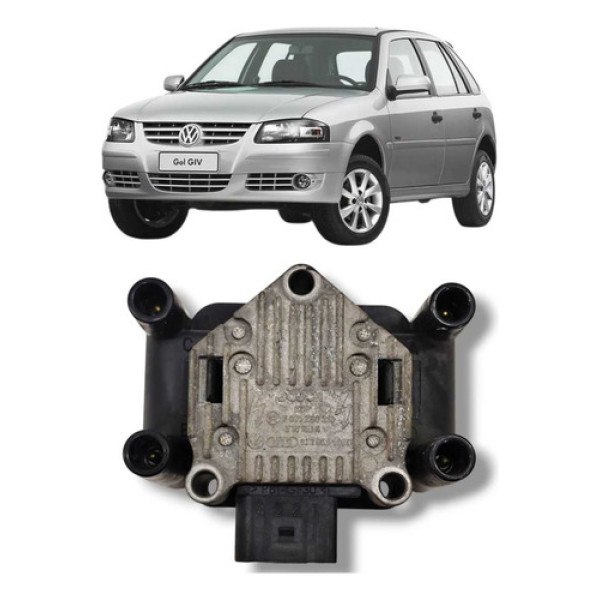 Bobina Ignição Vw Volkswagen Gol 1.0 2005 A 2014 Original