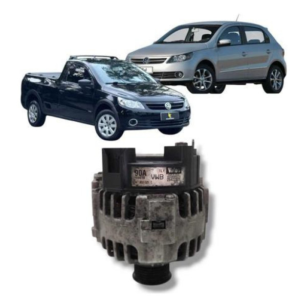 Alternador Gol Voyage Saveiro Polo Fox G5 G6 08/ C/ Ar 90a 