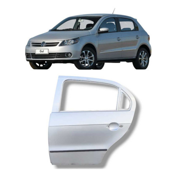 Porta Traseira Esquerda Vw Volkswagen Gol 2008 A 2012 Origi
