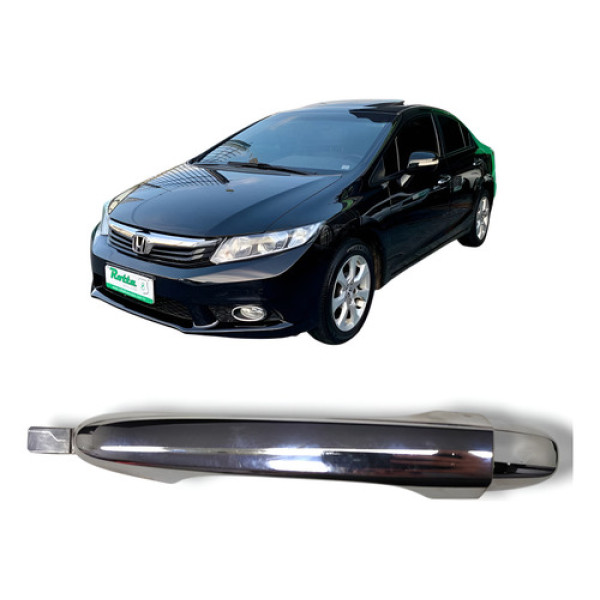 Maçaneta Porta Traseiro Direito Honda Civic 2012 2016 Origin