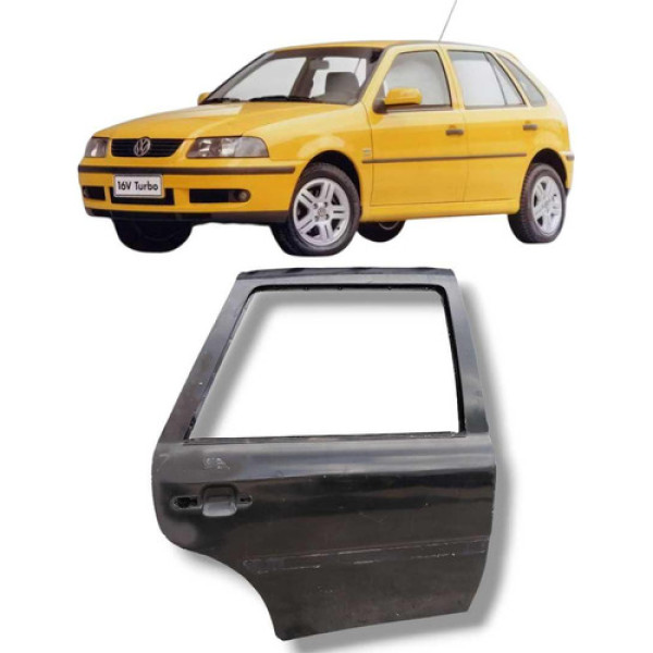Porta Traseira Direita Gol Parati G2 G3 G4 1995 A 2014 Traseira Direita Preto