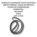 Borracha Guarnição Dianteira Direita Gm Cruze Original 