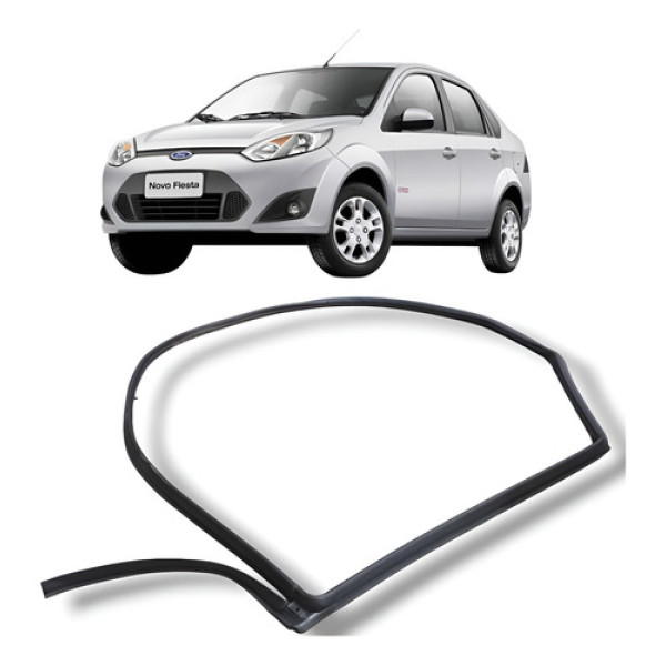 Borracha Guarnição Traseira Esquerda Ford Fiesta 2008 2012