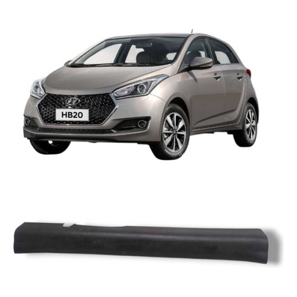Soleira Porta Dianteira Direita Hyundai Hb20 2013 A 2019 Preto