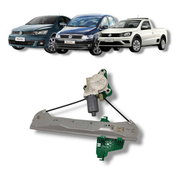 Máquina Vidro Elétrico Traseira Esquerda Vw Gol 2008 A 2016