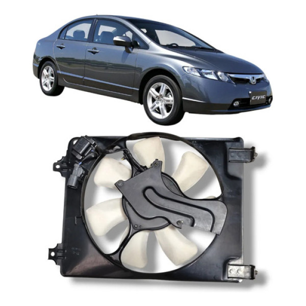 Ventoinha Eletroventilador Honda Civic 2007 2012 Original