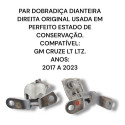  Par Dobradiça Porta Dianteira Direita Cruze Original 