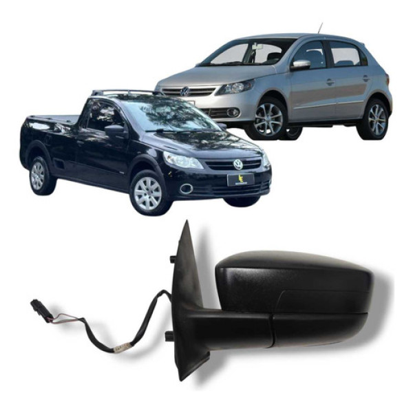 Retrovisor Esquerdo Vw Volkswagem Gol 2008 2012 Original